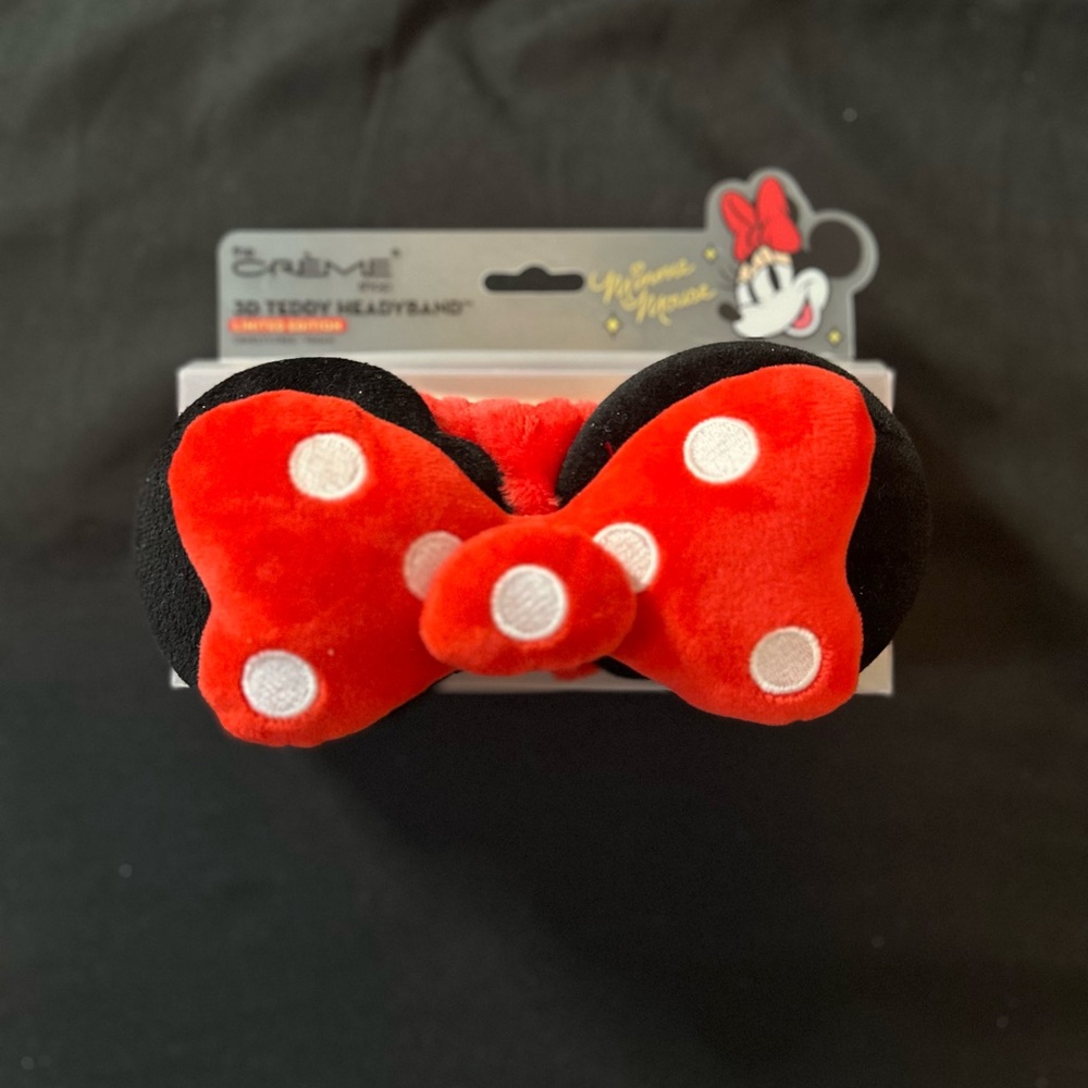 Red and Black Minnie Mouse Headband